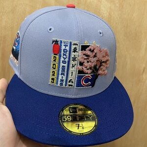 Hat club app exclusive Chicago cubs mlb Tokyo series size 7 1/8 new era fitted